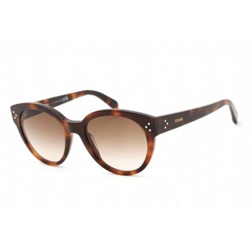 Celine CL40169I-53F-54 Sunglasses Size 54mm 145mm 20mm Havana Women
