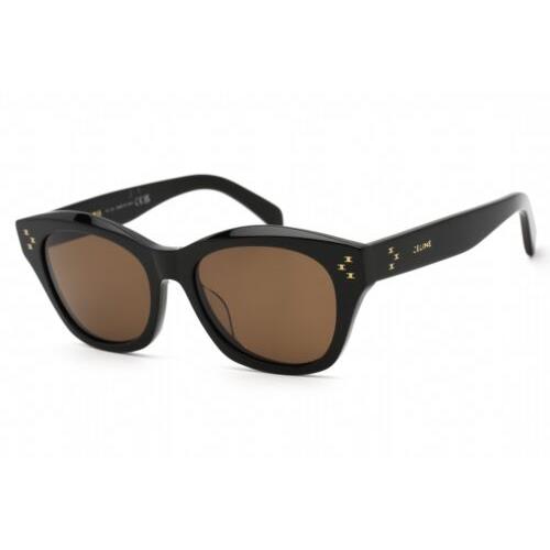Celine CL40217U-01E-55 Sunglasses Size 55mm 140mm 18mm Black Women