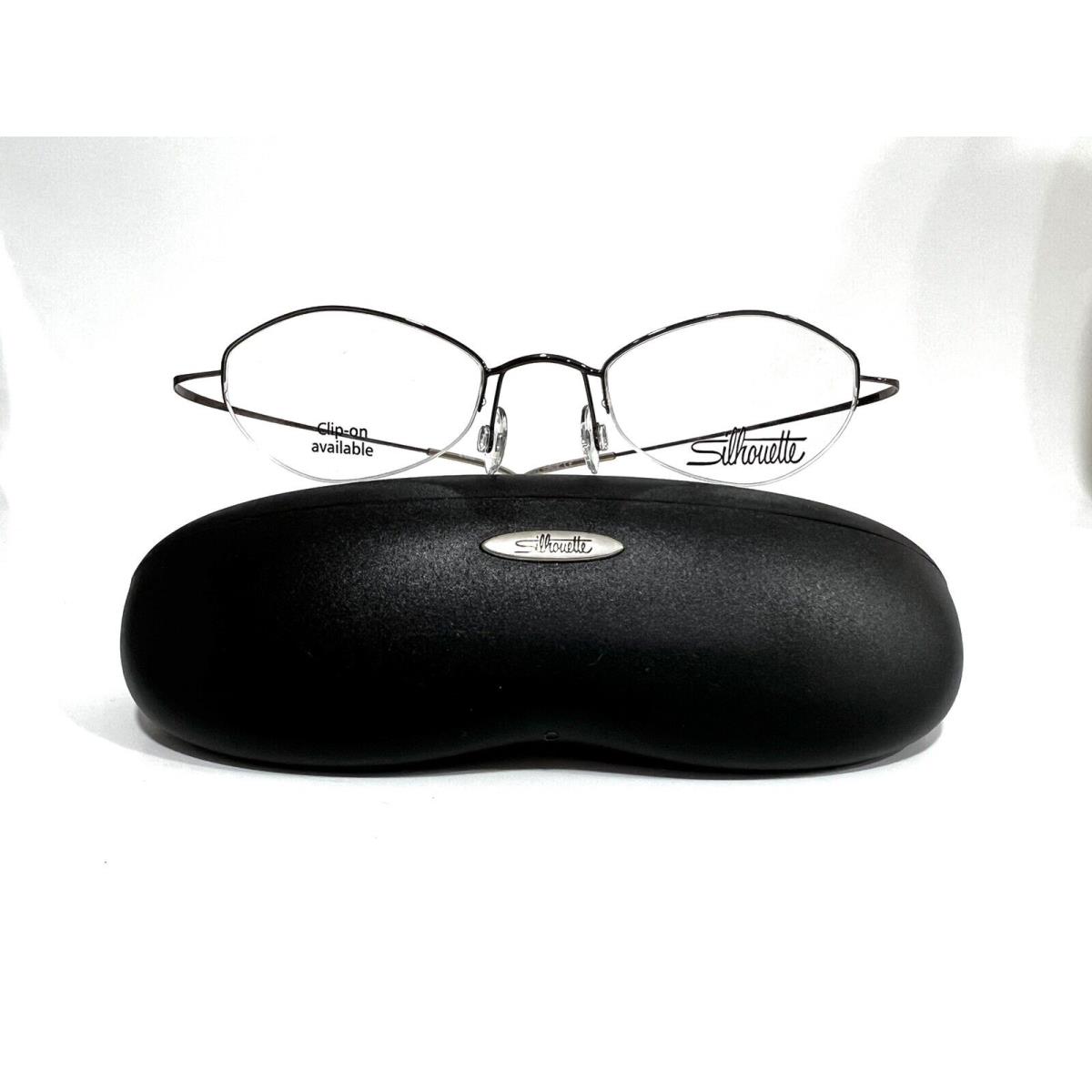 Silhouette Eyeglass Frames M6555 40 V6051. Titan