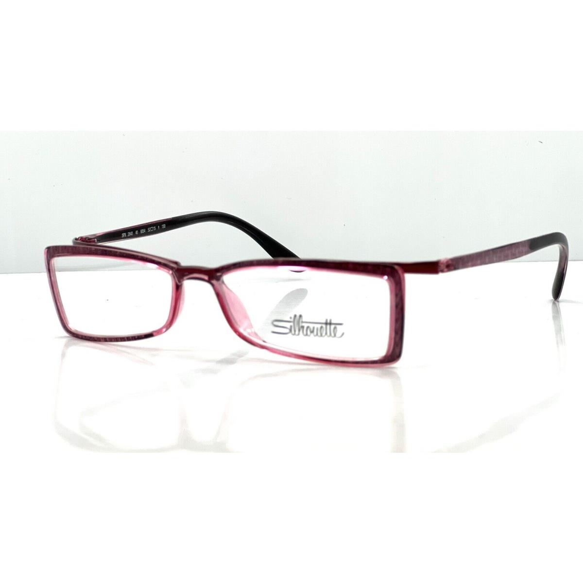 Silhouette Eyeglass Frames Spx 2840 40 6054