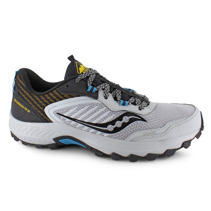 Saucony Excursion TR15 Men`s Grey Trail Running Shoes Various Wide Sizes