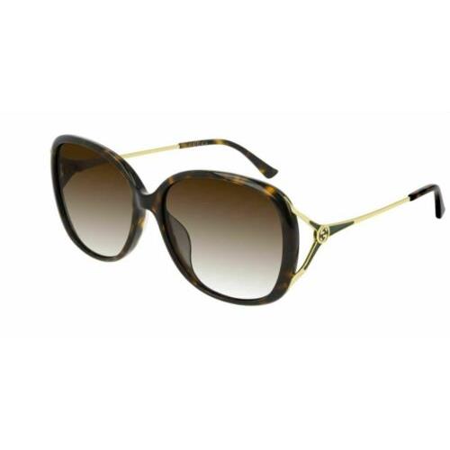Gucci GG0649SK 003 Havana/gold Gradient Sunglasses