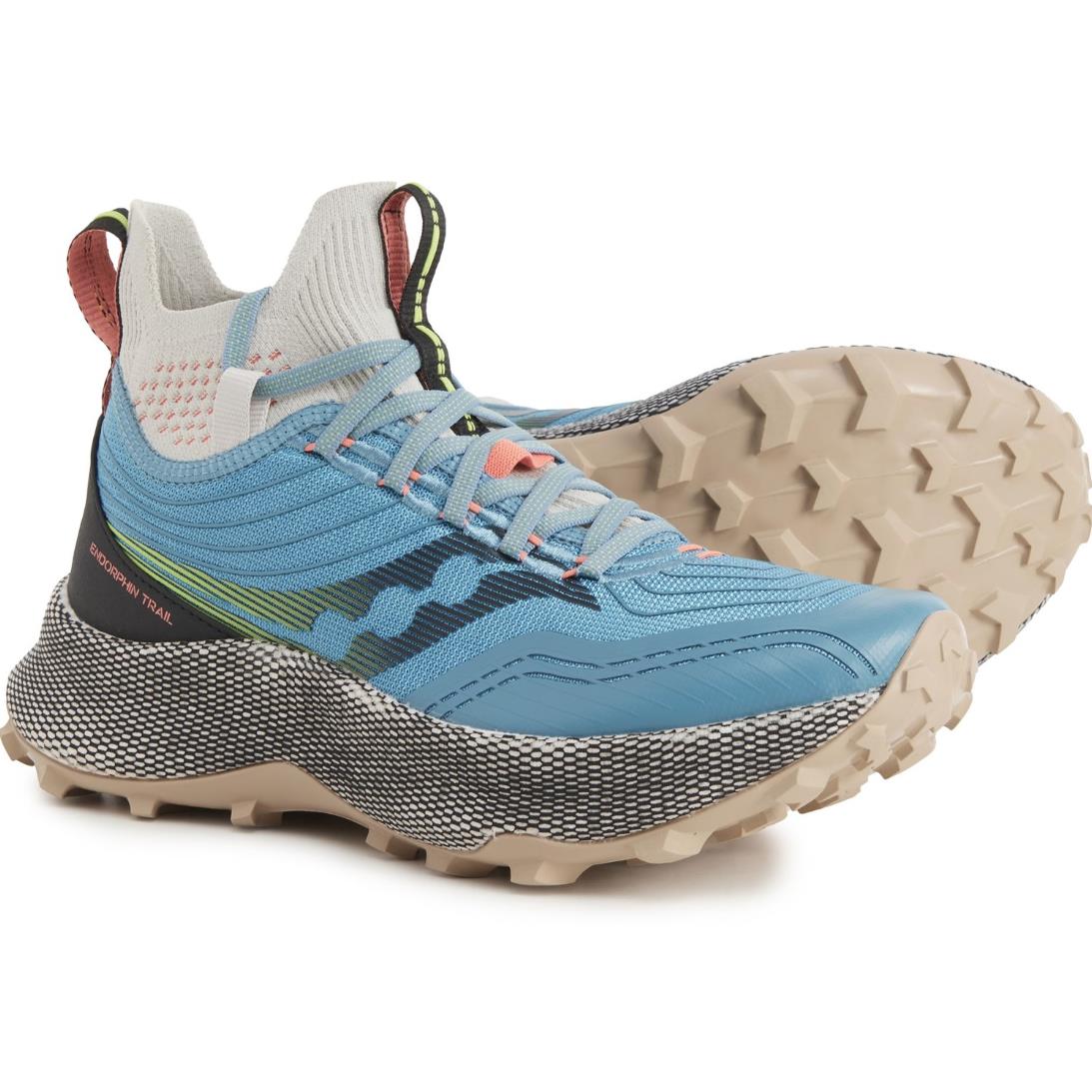 Saucony Women`s Endorphin Runshield Mid Trail Hiking Shoes