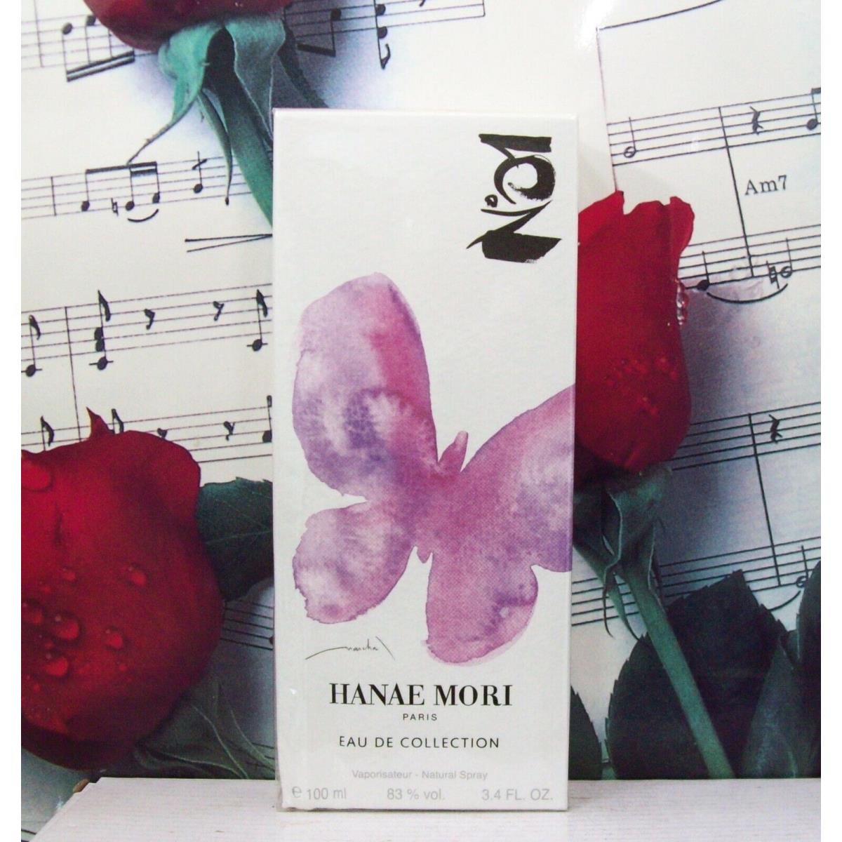 Hanae Mori Eau De Collection No 1 3.4oz Women`s Perfume