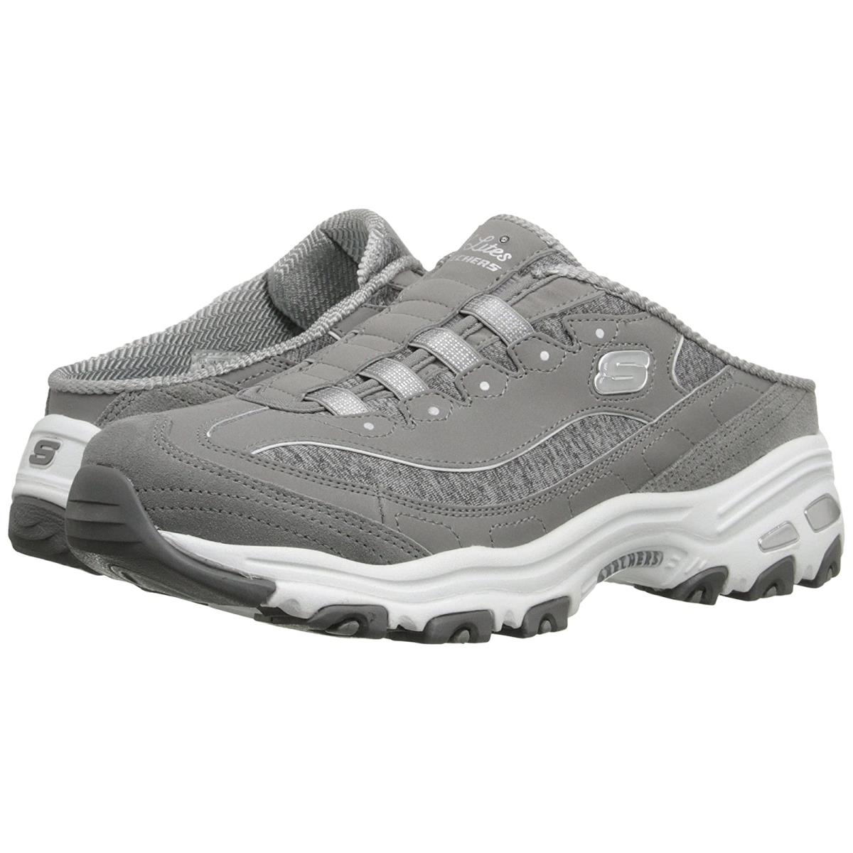 Woman`s Sneakers Athletic Shoes Skechers D`lites - Resilient Gray