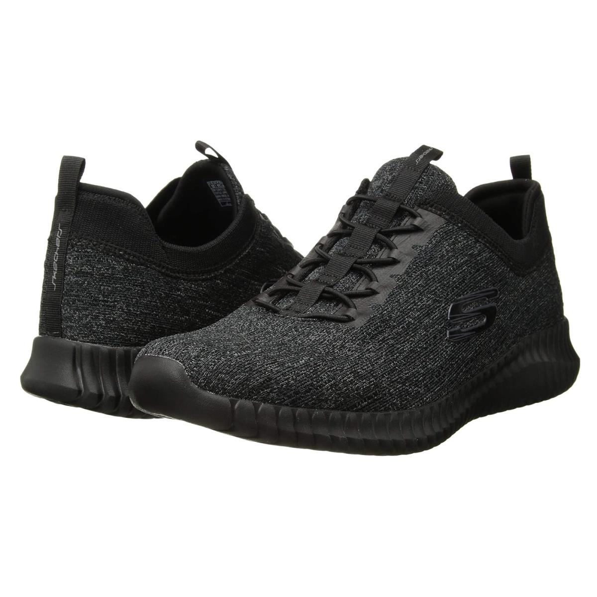 Man`s Sneakers Athletic Shoes Skechers Elite Flex Hartnell Black/Black