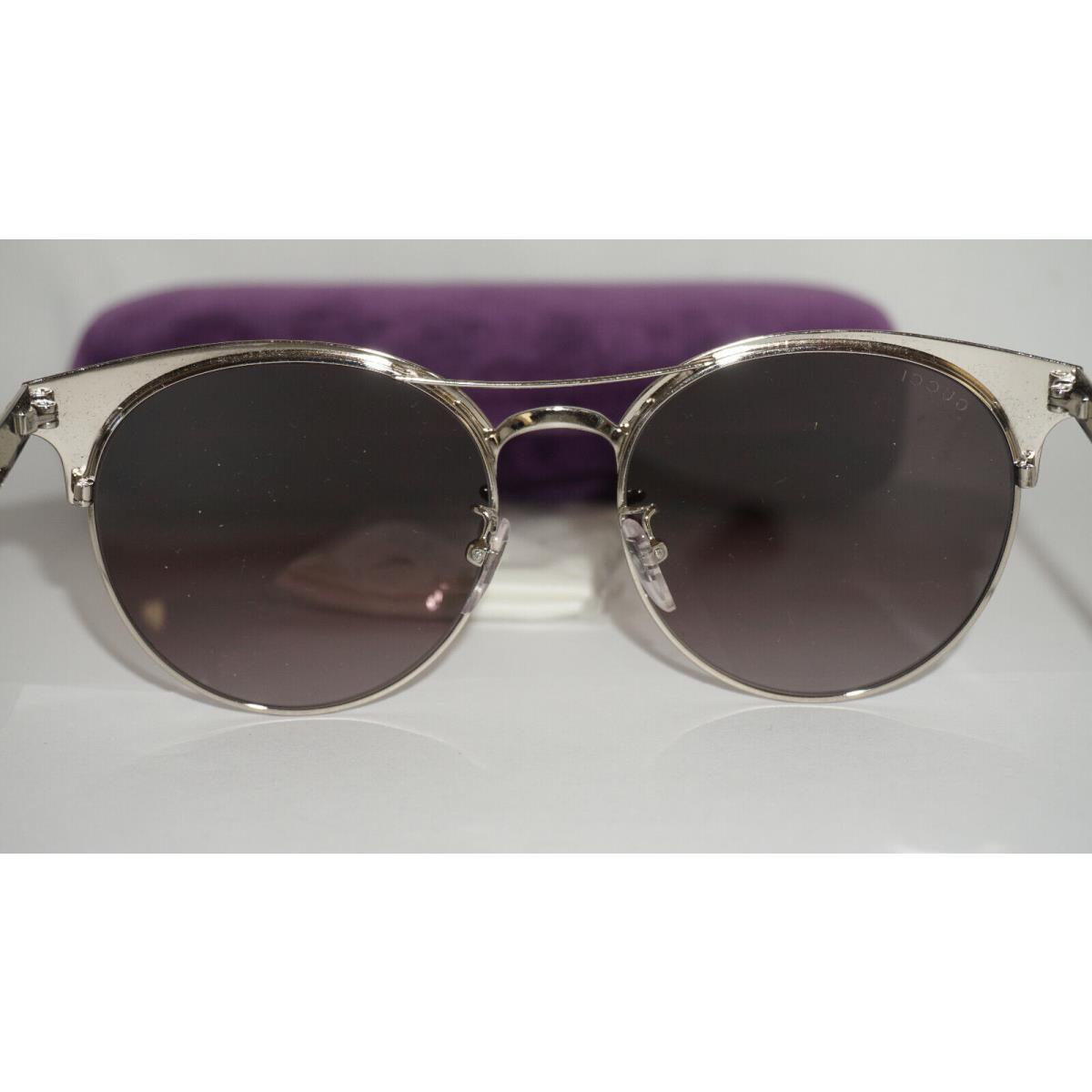 Gucci sunglasses  - Burgundy Palladium , Burgundy Palladium Frame, Grey Gradient Lens 7