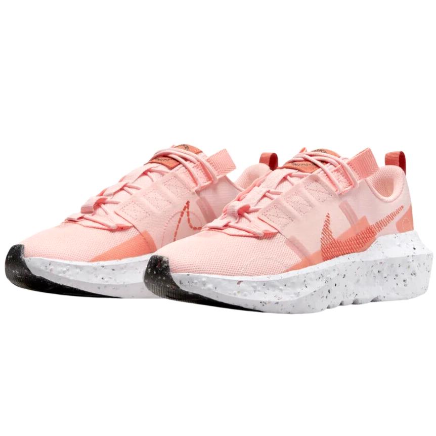 Women Nike Crater Impact Running Shoes Peach Pink White CW2386 602 Multiple Size