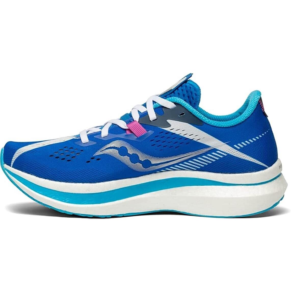 Saucony Women`s Endorphin Pro 2 Running Shoe Blue Size 8