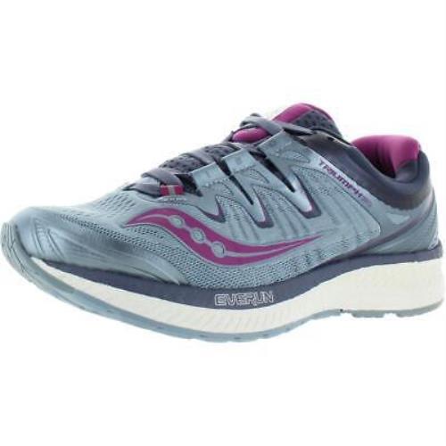 Saucony Womens Triumph Iso 4 Gray Running Shoes 9.5 Wide C D W Bhfo 6137