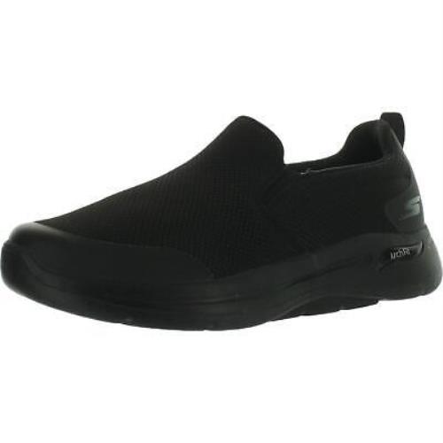 Skechers Mens Go Walk Arch Fit-togpath Black Slip-on Sneakers Shoes Bhfo 8450