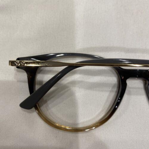 Calvin Klein eyeglasses  - Frame: Crystal Grey/brown Gradient 6