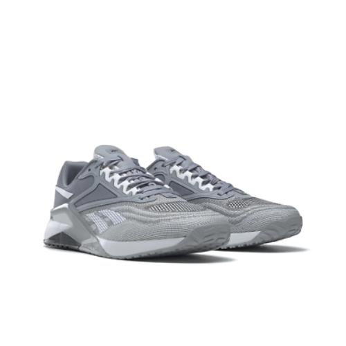 Reebok Men`s Nano X2 Training Shoes HQ6307 - Cold Grey/white