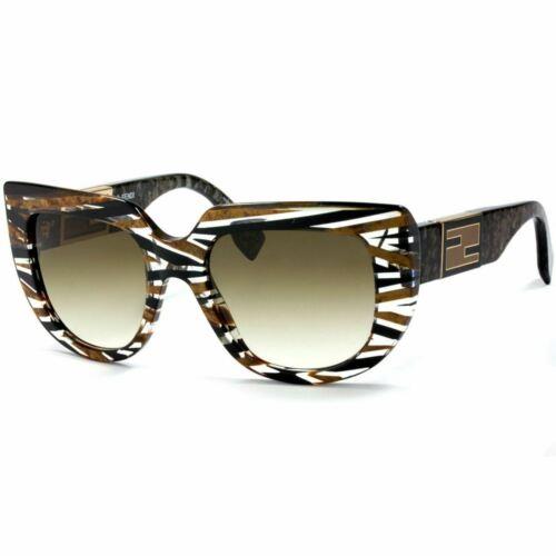 Fendi FF0031/S-7YQCC Women`s Limited Edition XL Baguette Sunglasses - Frame: Brown / Black / See-Thru, Lens: Brown
