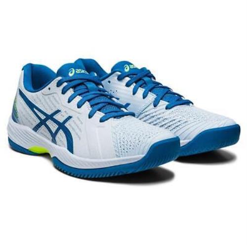 Asics Women`s Solution Swift FF Tennis Shoes Sky and Reborn Blue