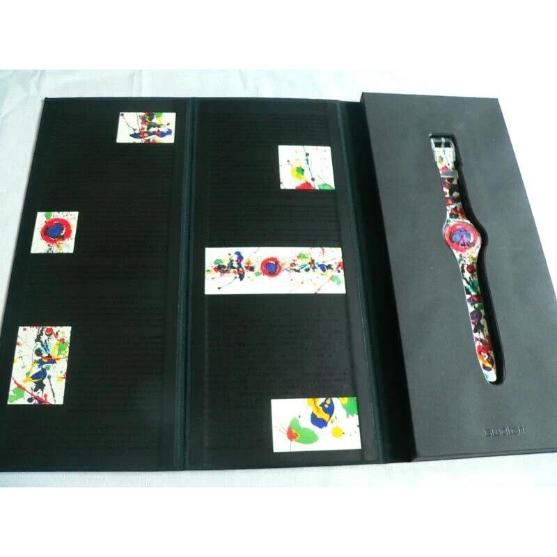1992 Sam Francis. It is a Special Edition Swatch Watch Box. Rare