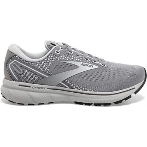 Brooks Women`s Ghost 14 Running Shoes Alloy/primer Grey/oyster 9 D Wide US
