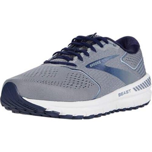Brooks Men`s Beast `20 Running Shoes Blue/grey/peacoat 10.5 4E X-wide US