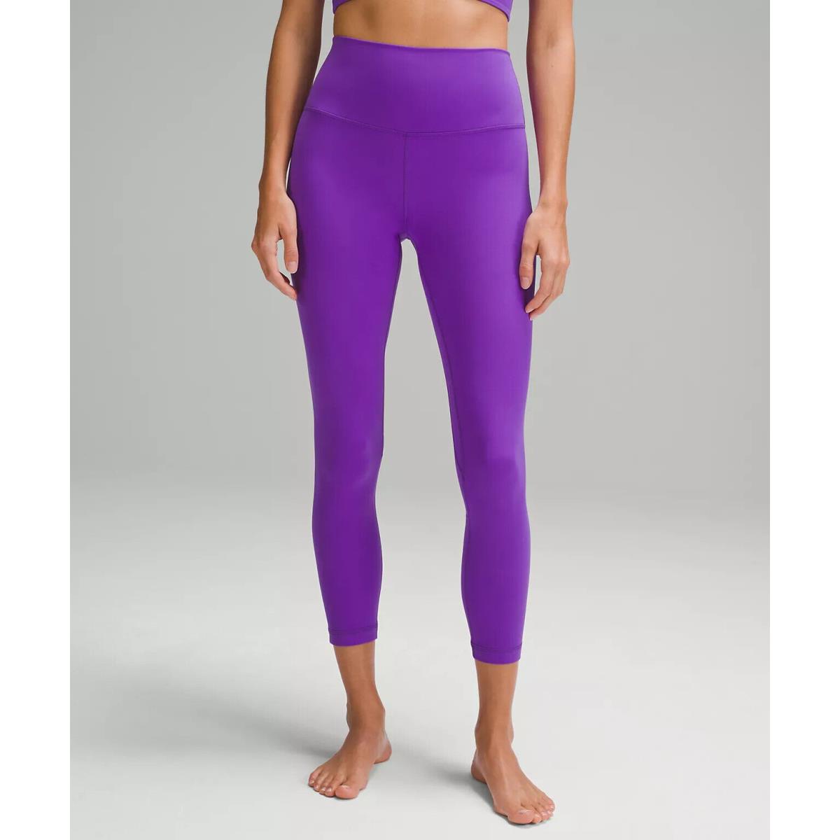 Lululemon Align Nulu High Rise Pant with 25 Inseam Retail Atomic Purple