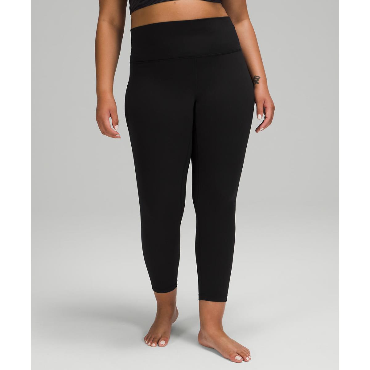 Lululemon Align Nulu High Rise Pant with 25 Inch Inseam Black