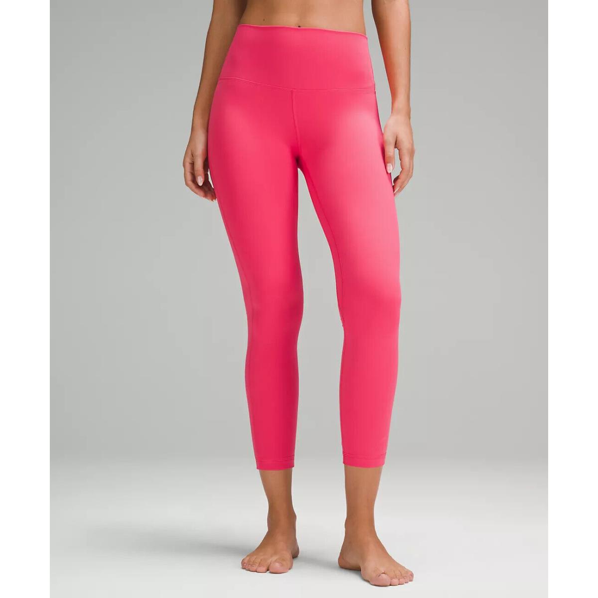 Lululemon Align Nulu High Rise Pant with 25 Inseam Retail Glaze Pink (Lined)