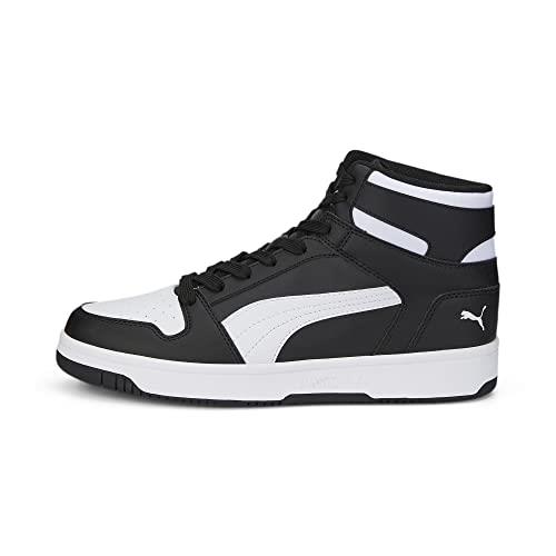 Puma Men`s Rebound Layup Wide Sneaker - Choose Sz/col Black/White