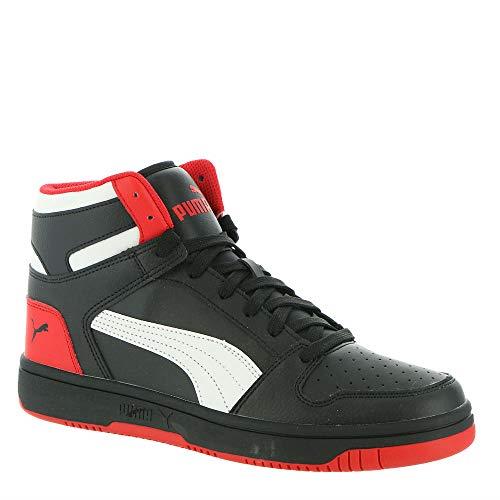 Puma Men`s Rebound Layup Wide Sneaker - Choose Sz/col Puma Black-puma White-high Risk Red