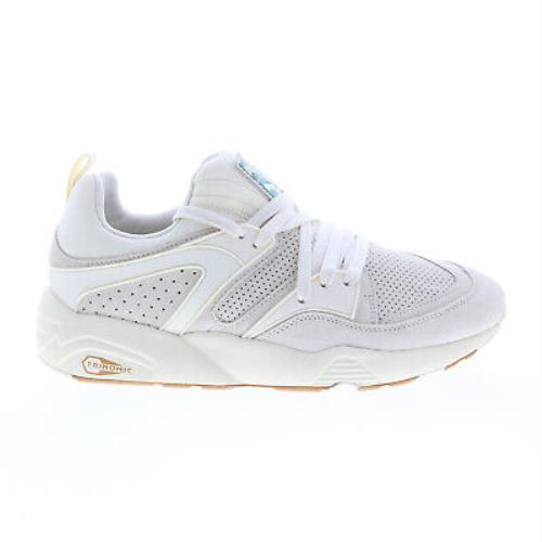 Puma Blaze Of Glory Mmq 38860101 Mens Beige Suede Lifestyle Sneakers Shoes