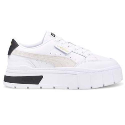 Puma 38436301 Mayze Stack Platform Womens Sneakers Shoes Casual - White