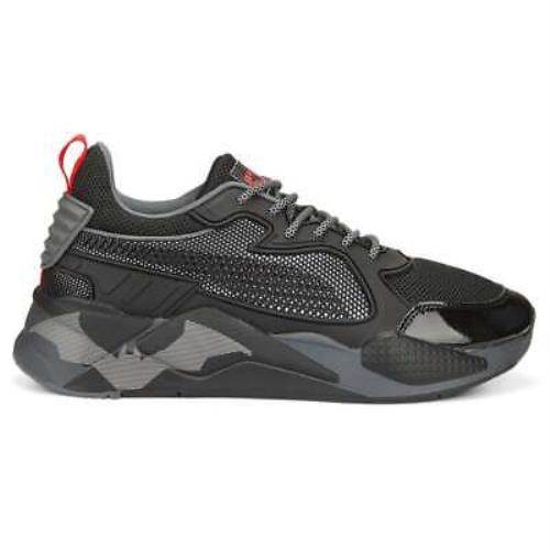 Puma 38329001 Mens Batmn X Rs-x Lace Up Sneakers Shoes Casual - Black - Size