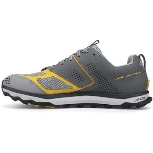 Altra Men`s Lone Peak 5 Trail Shoes Gray/yellow 11.5 D Medium US
