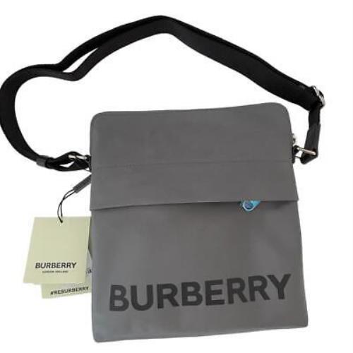 Burberry Men`s Charcoal Grey Neo Nylon Shoulder Bag 8052870