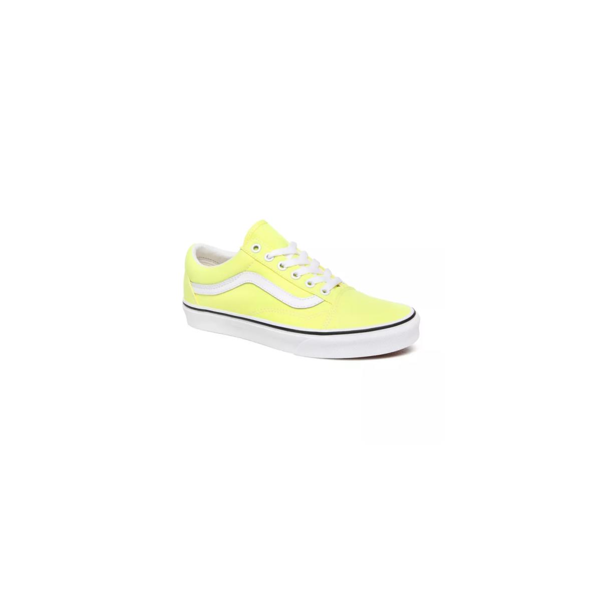 Vans Old Skool VN0A4U3BWT7 Men`s White/yellow Skateboard Shoes Size US 9 HS4355