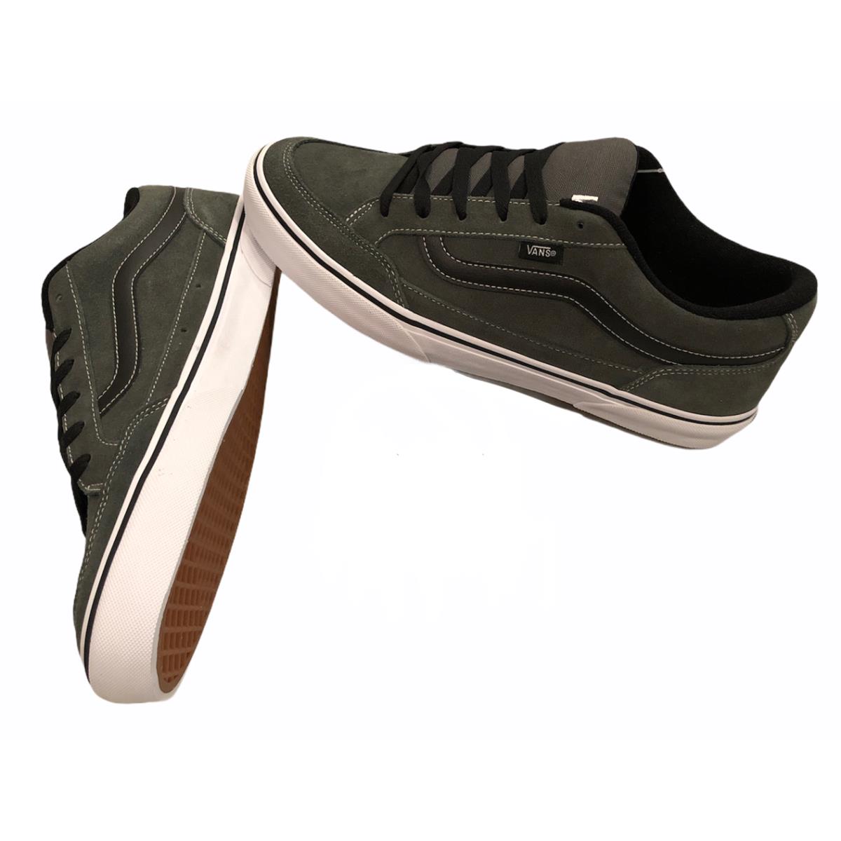 Vans Bearcat Suede Skate Shoes Charcoal Grey Men`s Size 10