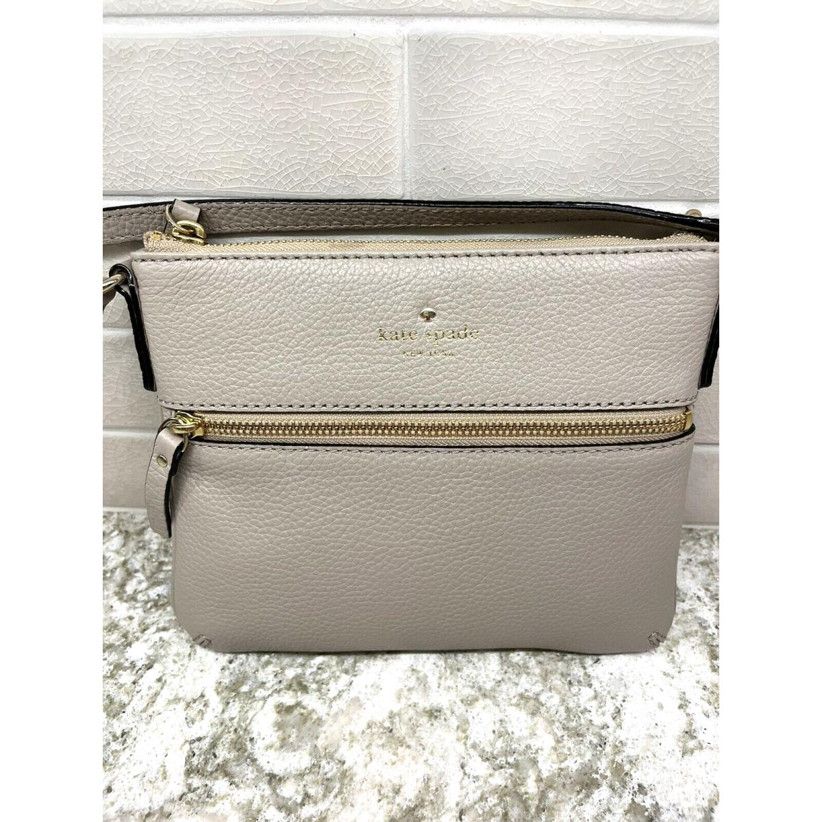 Kate Spade Crossbody Purse Clock Tower Tan Beige Leather Bag 9 x8 x1 - Kate  Spade bag - 026615627562 | Fash Brands