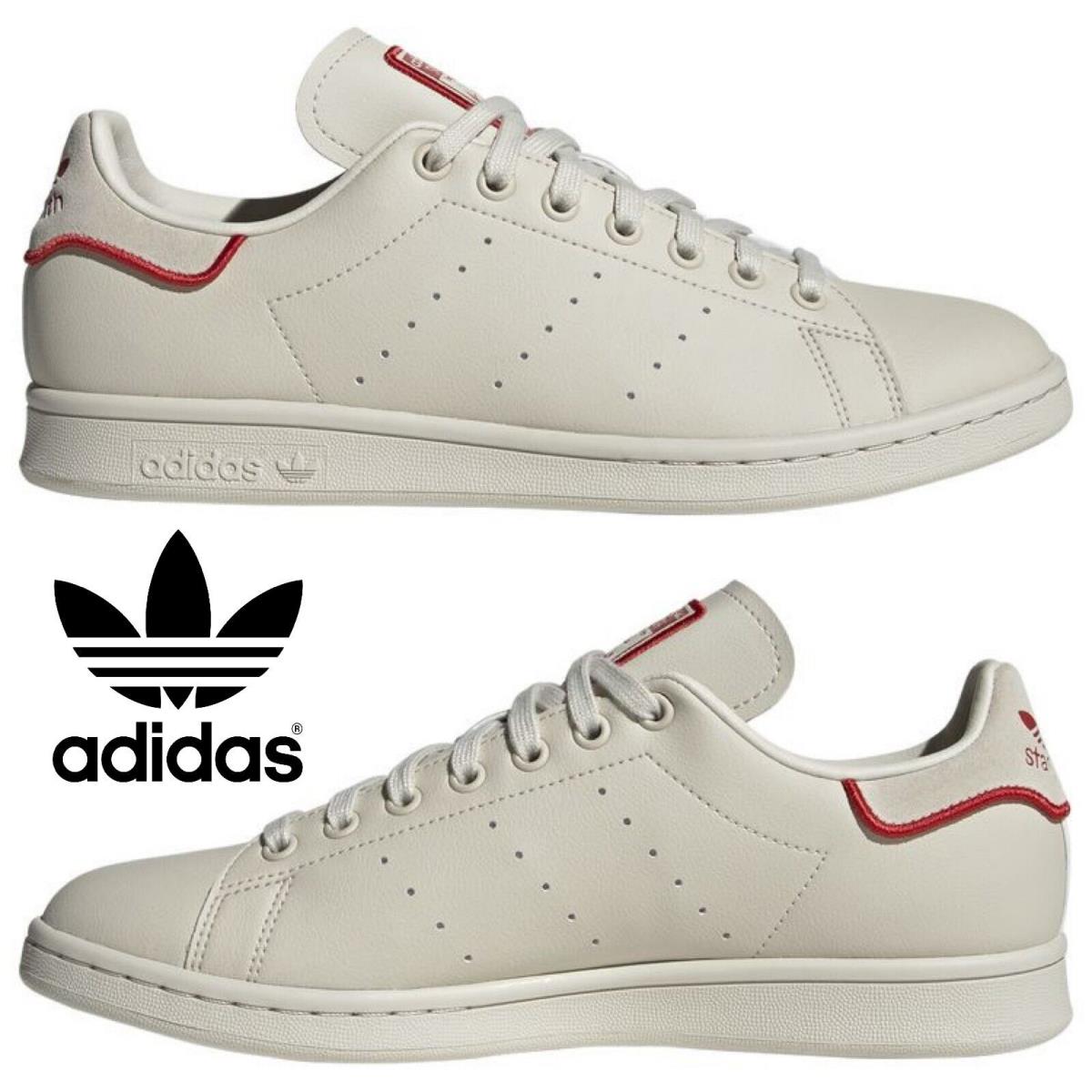 Adidas Originals Stan Smith Men`s Sneakers Comfort Sport Casual Shoes Aluminum