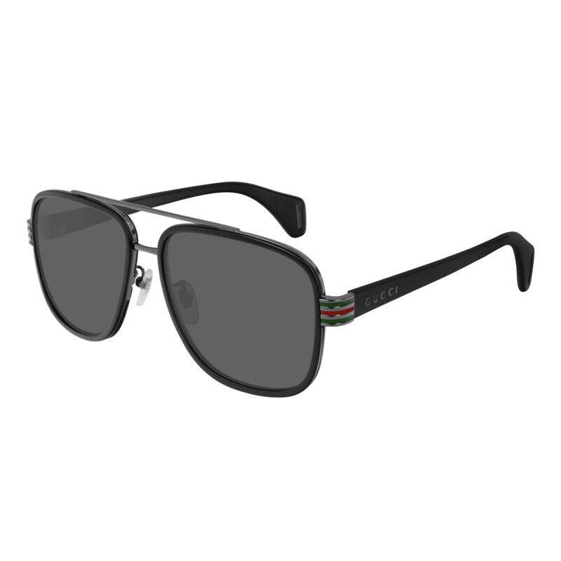 Gucci GG0448S 001 Black/grey 58-16-145 Sunglasses