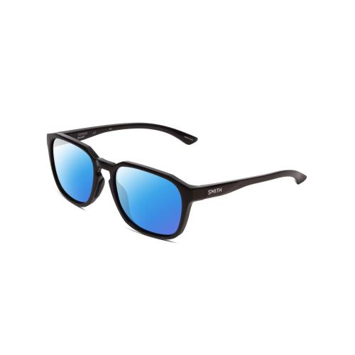 Smith Optics Contour Unisex Square Polarized Sunglasses in Black 56 mm 4 Options Blue Mirror Polar