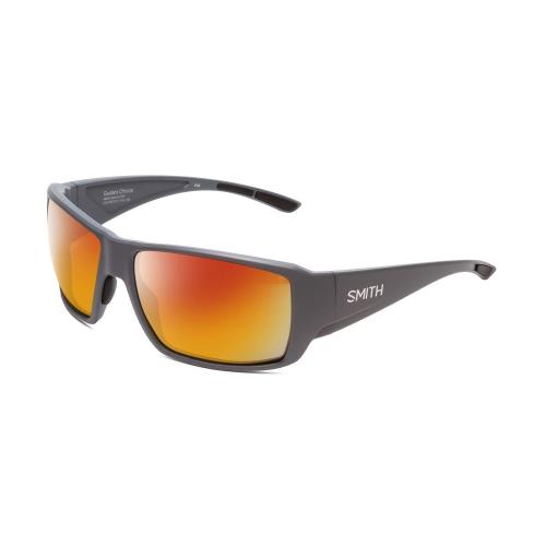 Smith Optics Guides Choice Unisex Polarized Sunglasses in Matte Cement Grey 62mm Red Mirror Polar