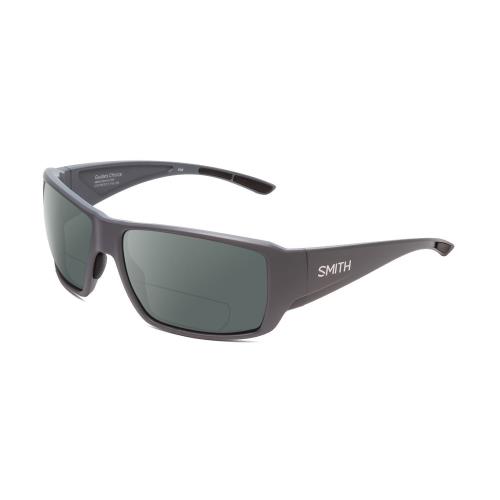 Smith Optics Guides Choice Unisex Polarized Bifocal Sunglasses Cement Grey 62mm Grey