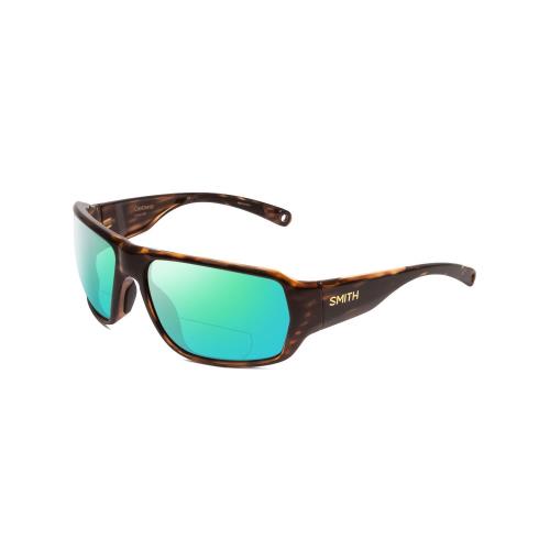 Smith Optics Castaway Polarized Bifocal Sunglasses in Tortoise Havana Gold 63mm Green Mirror