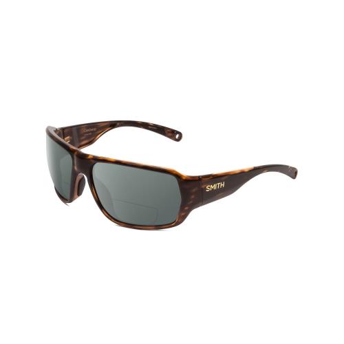 Smith Optics Castaway Polarized Bifocal Sunglasses in Tortoise Havana Gold 63mm Grey