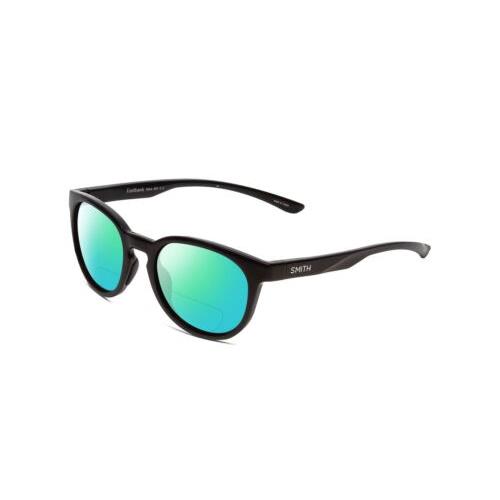 Smith Optic Eastbank Designer Unisex Polarized Bifocal Sunglasses in Black 52mm Green Mirror