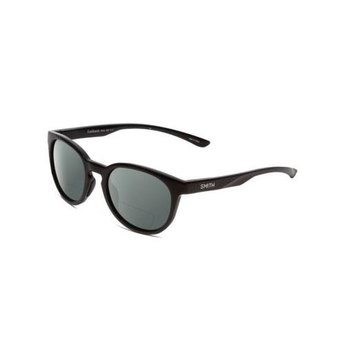 Smith Optic Eastbank Designer Unisex Polarized Bifocal Sunglasses in Black 52mm Grey