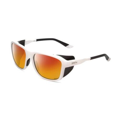 Smith Optics Embark Unisex Wrap Designer Polarized Sunglasses White 58 mm 4 Opt