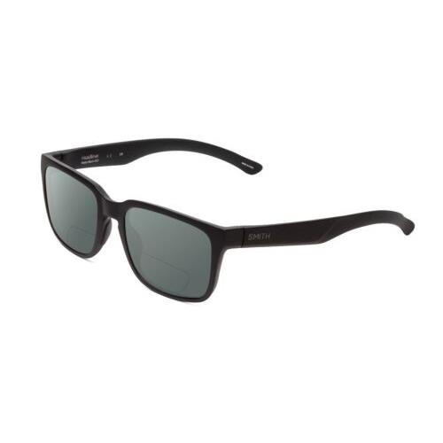 Smith Optic Headliner Designer Polarize Bi-focal Sunglasses Black 55mm 41 Option Grey
