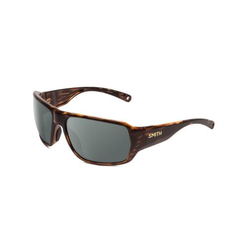 Smith Optics Castaway Unisex Wrap Polarized Sunglasses Tortoise Havana Gold 63mm Smoke Grey Polar