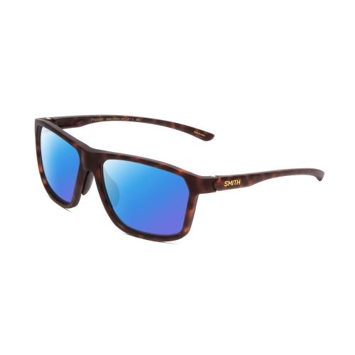 Smith Optic Pinpoint Unisex Polarized Sunglasses Matte Tortoise Havana Gold 59mm Blue Mirror Polar