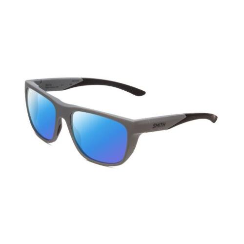 Smith Optic Barra Unisex Designer Polarized Sunglasses in Matte Cement Grey 59mm