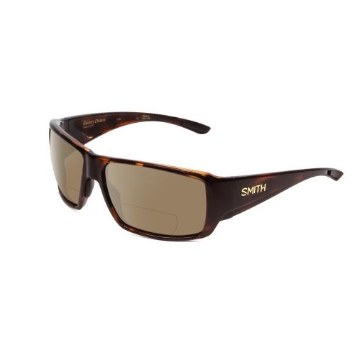 Smith Optic Guides Choice Polarize Bifocal Sunglasses Tortoise Havana Gold 62mm Brown